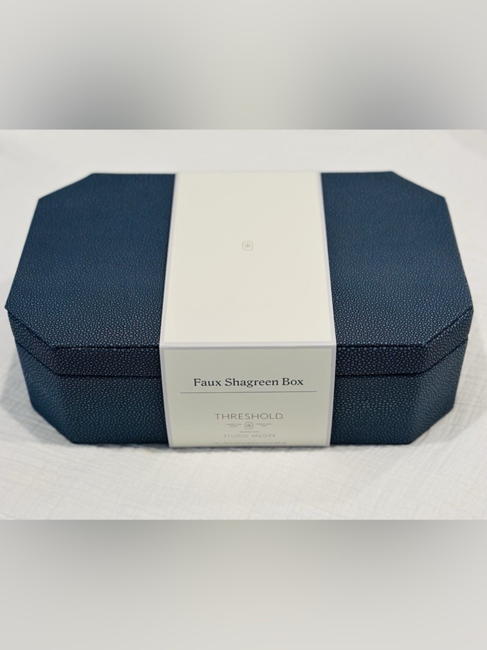 Studio McGee Faux Shagreen Decorative Box